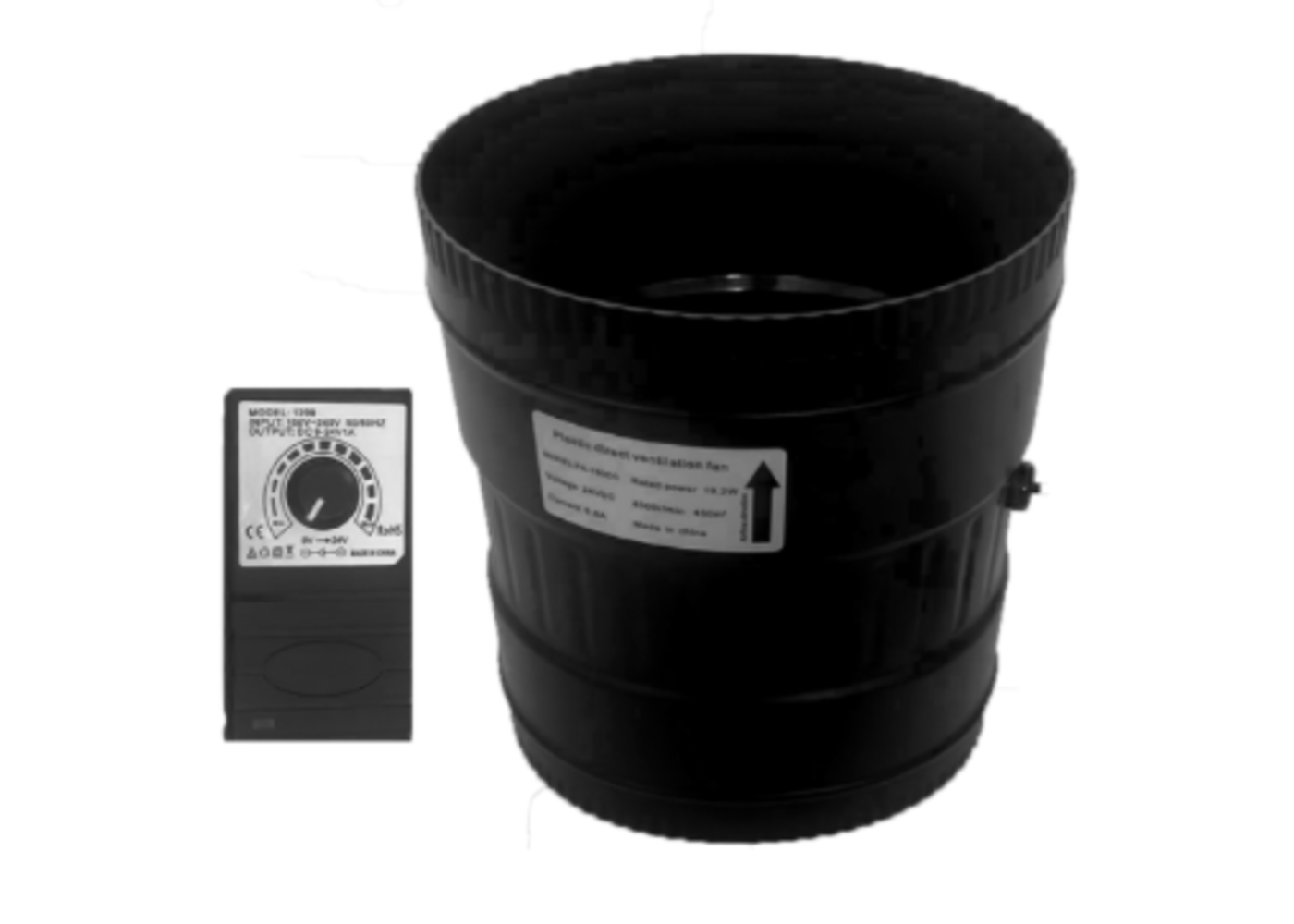 Duct Fan 150mm DC brushless 20W 450 m3/h