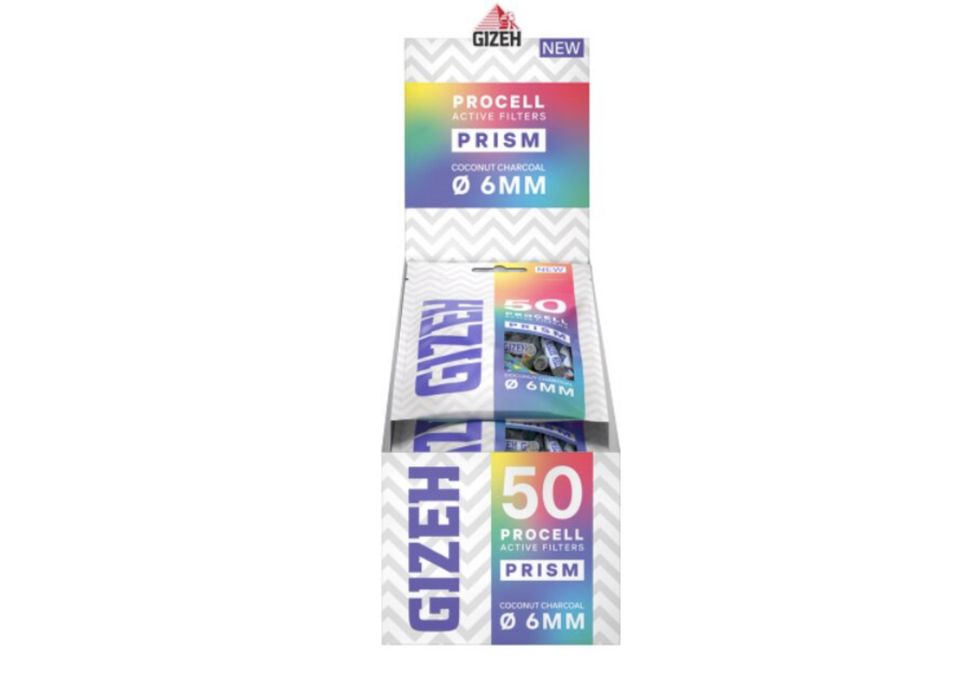 GIZEH GIZEH ProCell Active Filter Prism 6mm (50 Stk.)