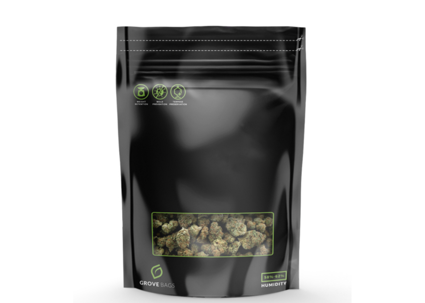 Terploc GroveBags TerpLoc Window Pouch for 500g