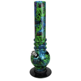  Acrylbong Street Art 26cm Blau