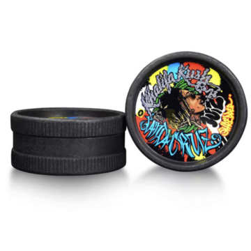  Santa Cruz Shredder Khalifa Kush Biodegradable Grinder Black 55mm