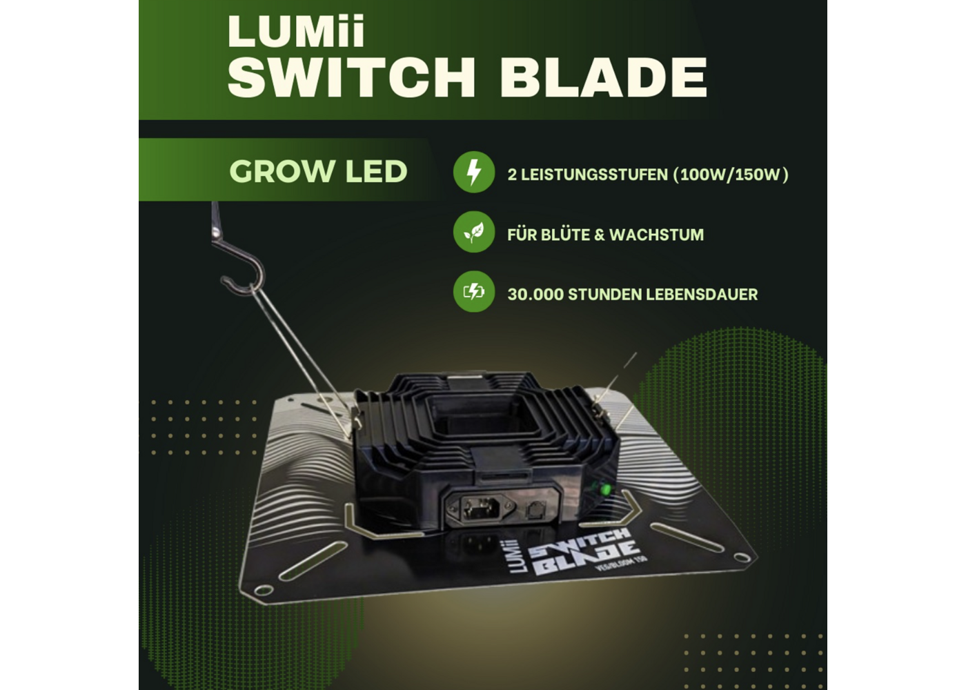 LUMii LUMii Switch Blade LED 150W