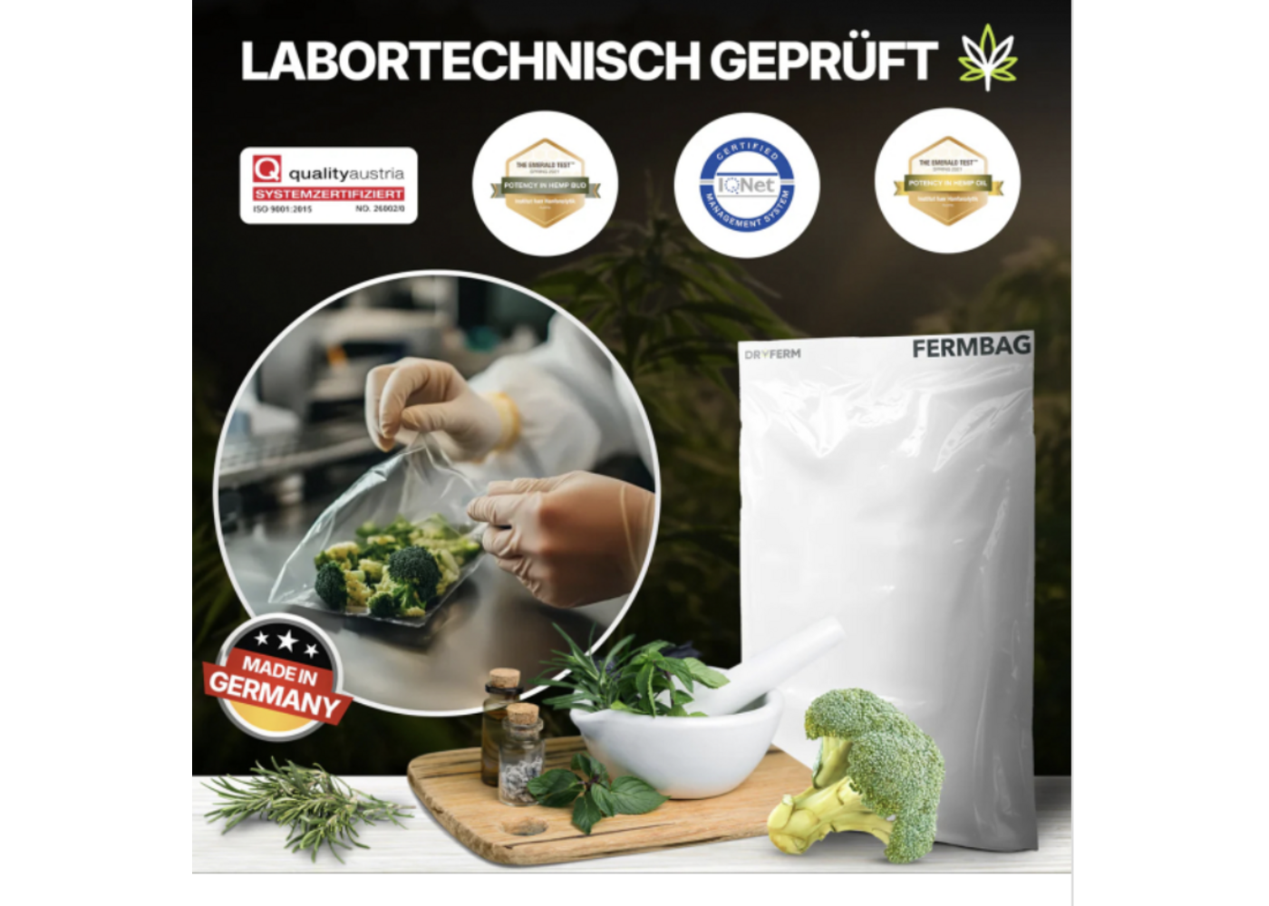 Dryferm Bag 3er Set 50x50cm