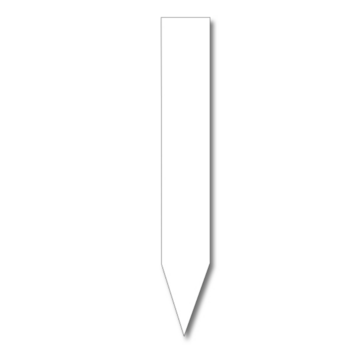  Stecketiketten Weiss 80 x 13 mm 100Stk