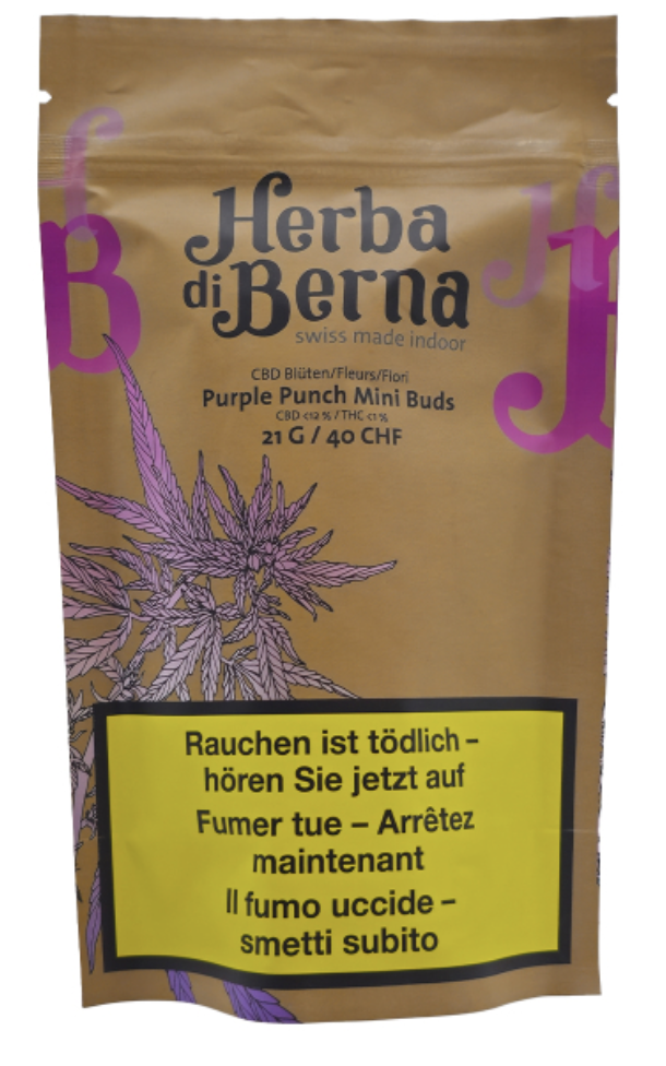 Herba di Berna CBD Herba di Berna Purple Punch Mini Buds 21g