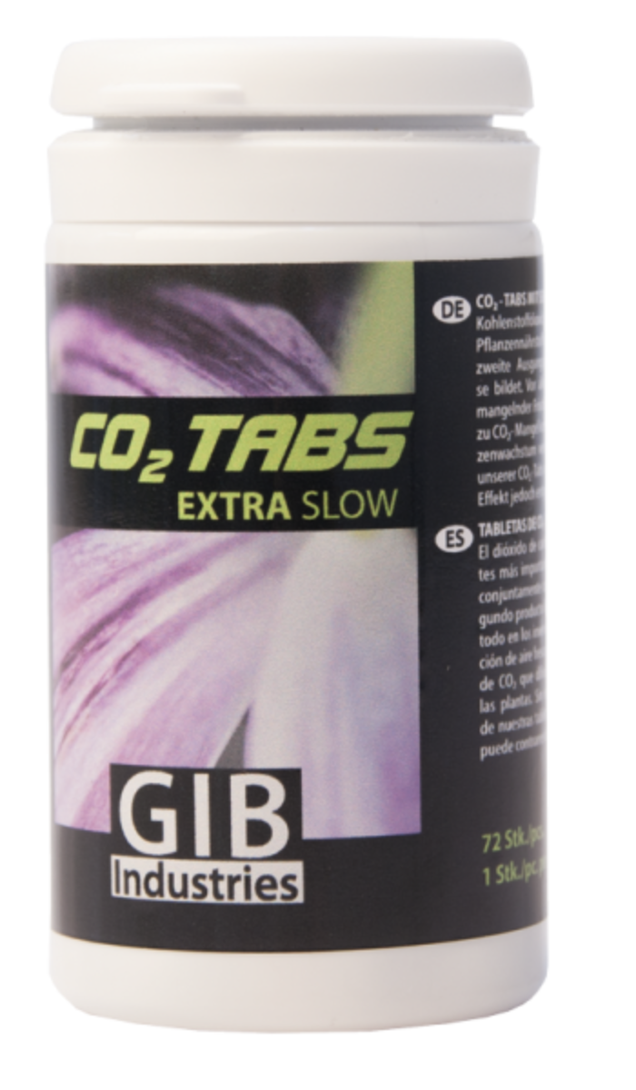 CO2 Tabs Extra Slow, 1 Dose mit 72 Tabletten
