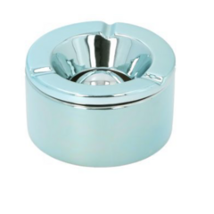 Windaschenbecher chrom türkis 11.5cm