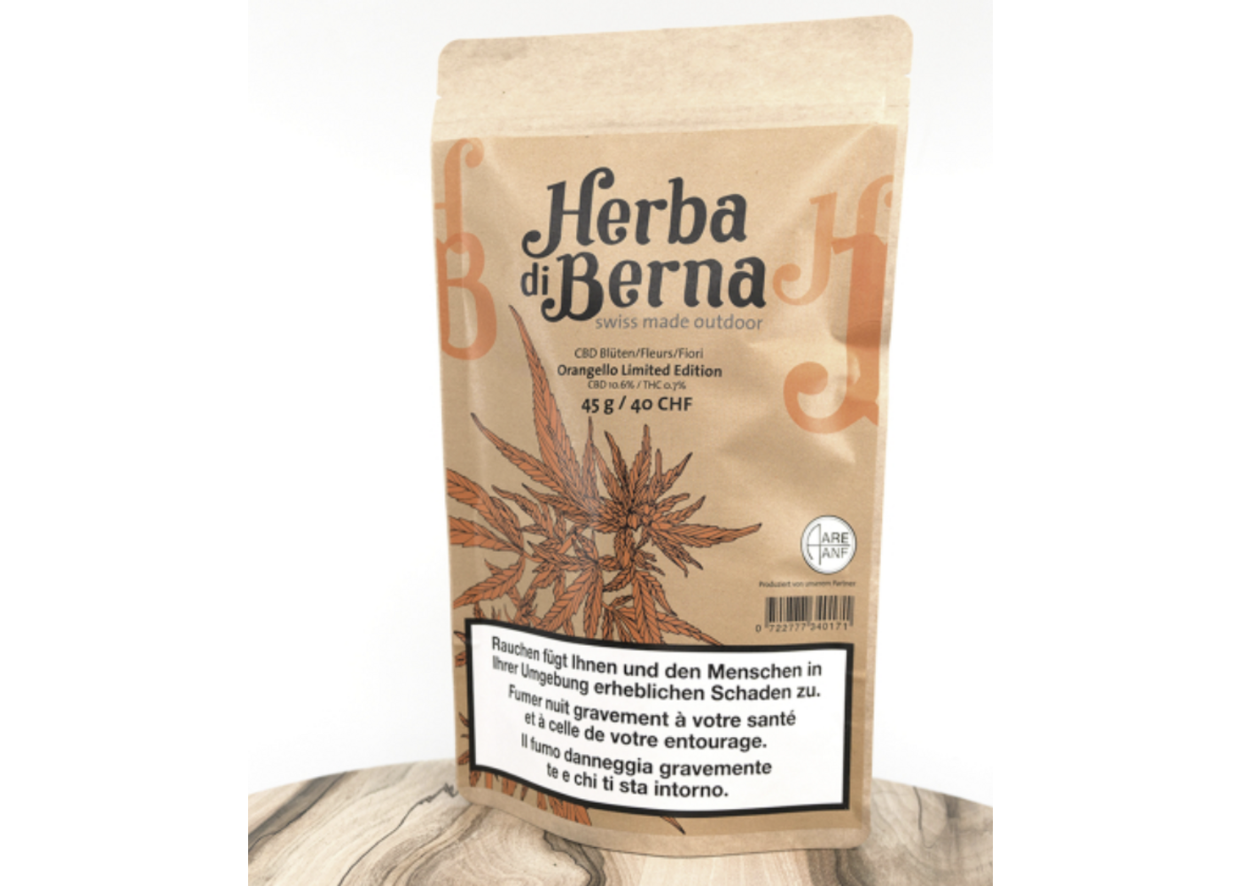 Herba di Berna CBD Herba di Berna Orangello Outdoor 45g