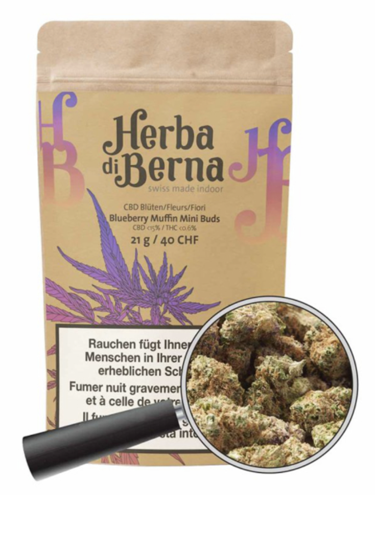 Herba di Berna Herba di Berna Blueberry Muffin Mini Buds 21g