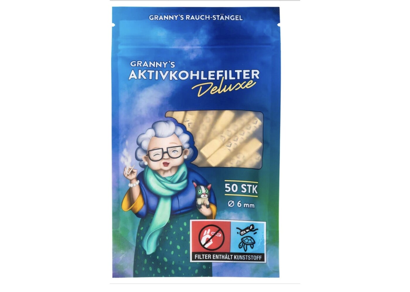 Grannys Grannys Aktivkohlefilter De Luxe 50 Stk. 6mm