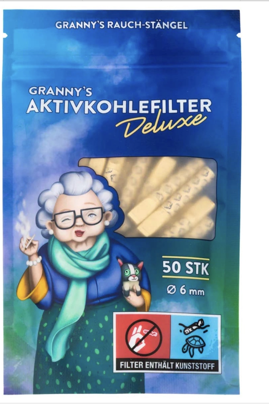 Grannys Grannys Aktivkohlefilter De Luxe 50 Stk. 6mm