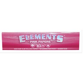  ELEMENTS PINK KING SIZE SLIM PAPERS