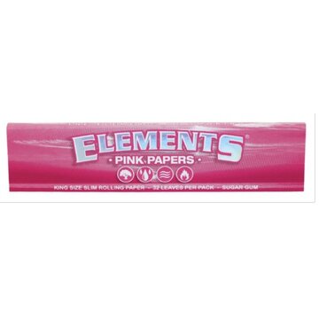  ELEMENTS PINK KING SIZE SLIM PAPERS