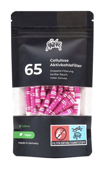 Kailar Kailar Cellulose- und Aktivkohlefilter 65er Pack,  5.9 mm Ø