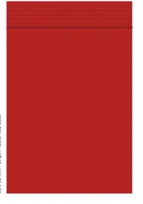 Grip 6x8cm 90my Red 100 Stk.