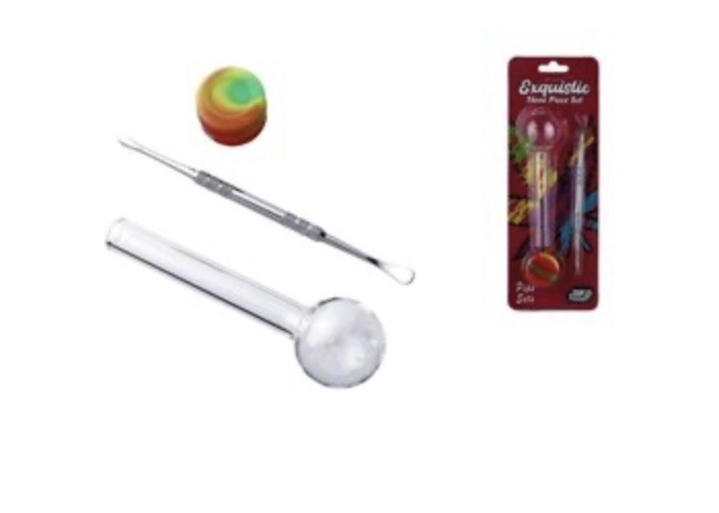 Dreamliner Pipe Glass 10.5cm - Oil/Dabber +Storage