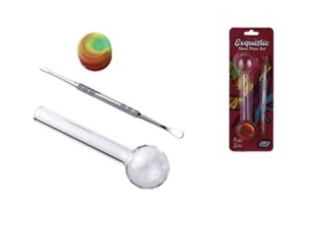 Dreamliner Pipe Glass 10.5cm - Oil/Dabber +Storage