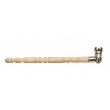  Holz Metall Pfeife 23.5cm