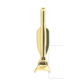  Gold Metal Sniffer Vacuum cleaner 6cm