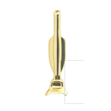  Gold Metal Sniffer Vacuum cleaner 6cm