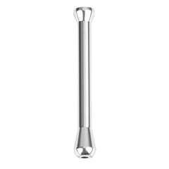 Sniff Tube Metal Silver 67mm