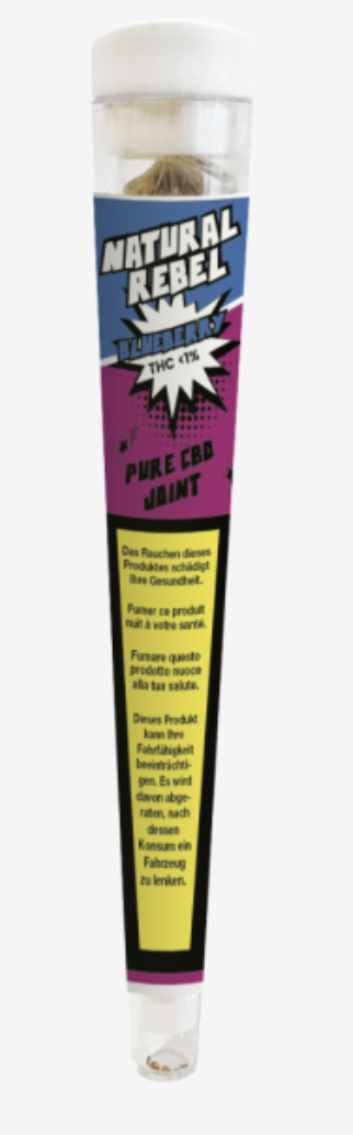 Natural Rebel Natural Rebel Pre Rolled - Blueberry CBD