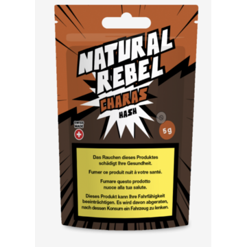 Natural Rebel Natural Rebel CBD Hash, Charas 5g