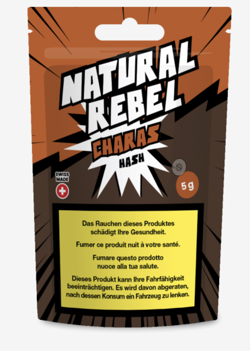 Natural Rebel Natural Rebel CBD Hash, Charas 5g