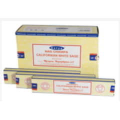 Nag Champa Räucherstäbchen White Sage 15g