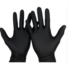 Platinum Schwarze Nitril Handschuhe XL 100pcs.
