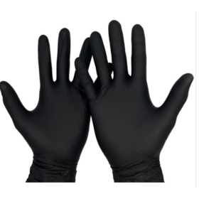 Platinum Schwarze Nitril Handschuhe XL 100pcs.