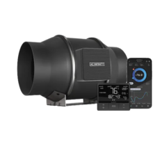 AC Infinity AC Infinity Cloudline PRO T6, leises Inline-Lüftersystem mit Temperatur- und Feuchtigkeitssteuerung, 150 mm