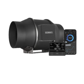 AC Infinity AC Infinity Cloudline PRO T6, leises Inline-Lüftersystem mit Temperatur- und Feuchtigkeitssteuerung, 150 mm