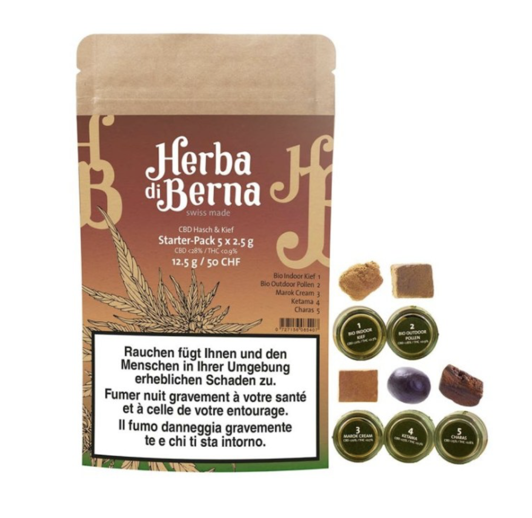 Herba di Berna Herba di Berna ~ CBD Hasch Starter Pack ~ 12.5g