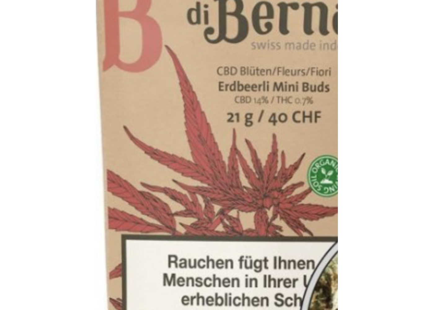 Herba di Berna Herba di Berna Erdbeerli Indoor Mini Buds 21g