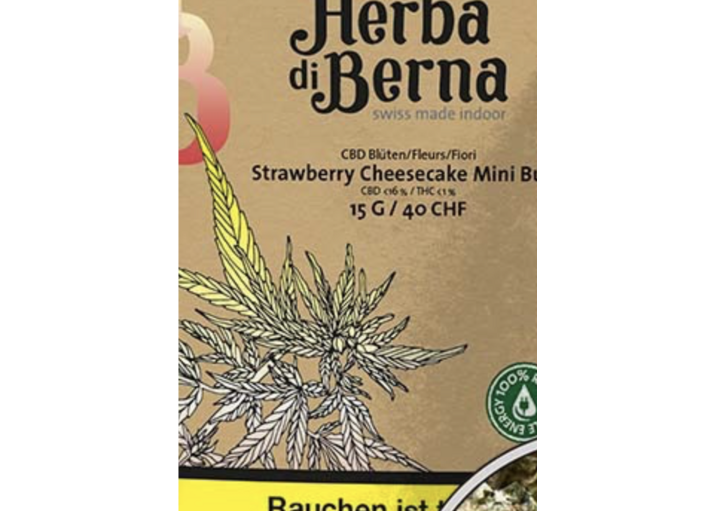 Herba di Berna Herba di Berna Strawberry Cheesecake Indoor Mini Buds 15g