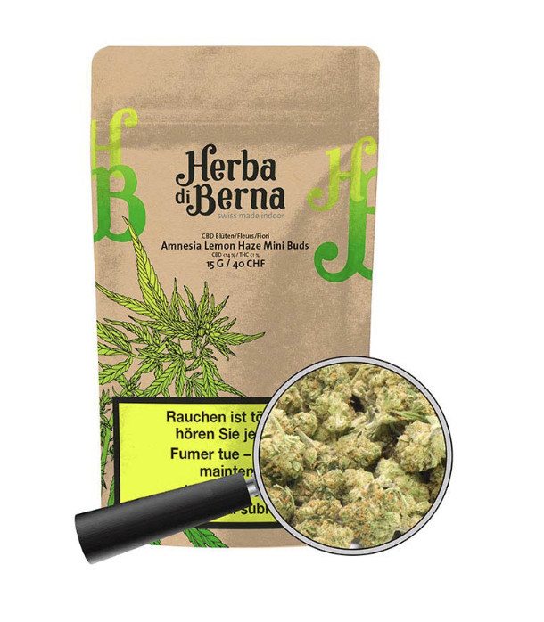 Herba di Berna Herba di Berna Amnesia Lemon Haze Indoor Mini Buds 15g