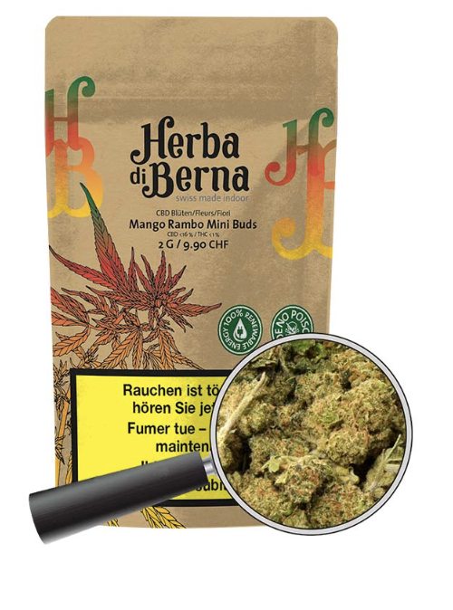 Herba di Berna Herba di Berna Mango Rambo Indoor Mini Buds 15g