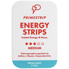 Primestrip Energy Stripes, Medium Mint, 40mg Koffein
