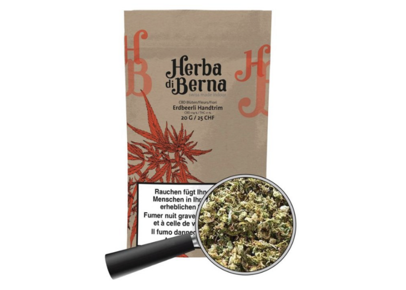 Herba di Berna Herba di Berna CBD Erdbeerli Indoor Trim 20g