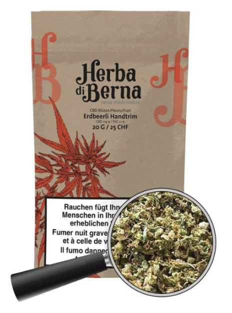 Herba di Berna Herba di Berna CBD Erdbeerli Indoor Trim 20g