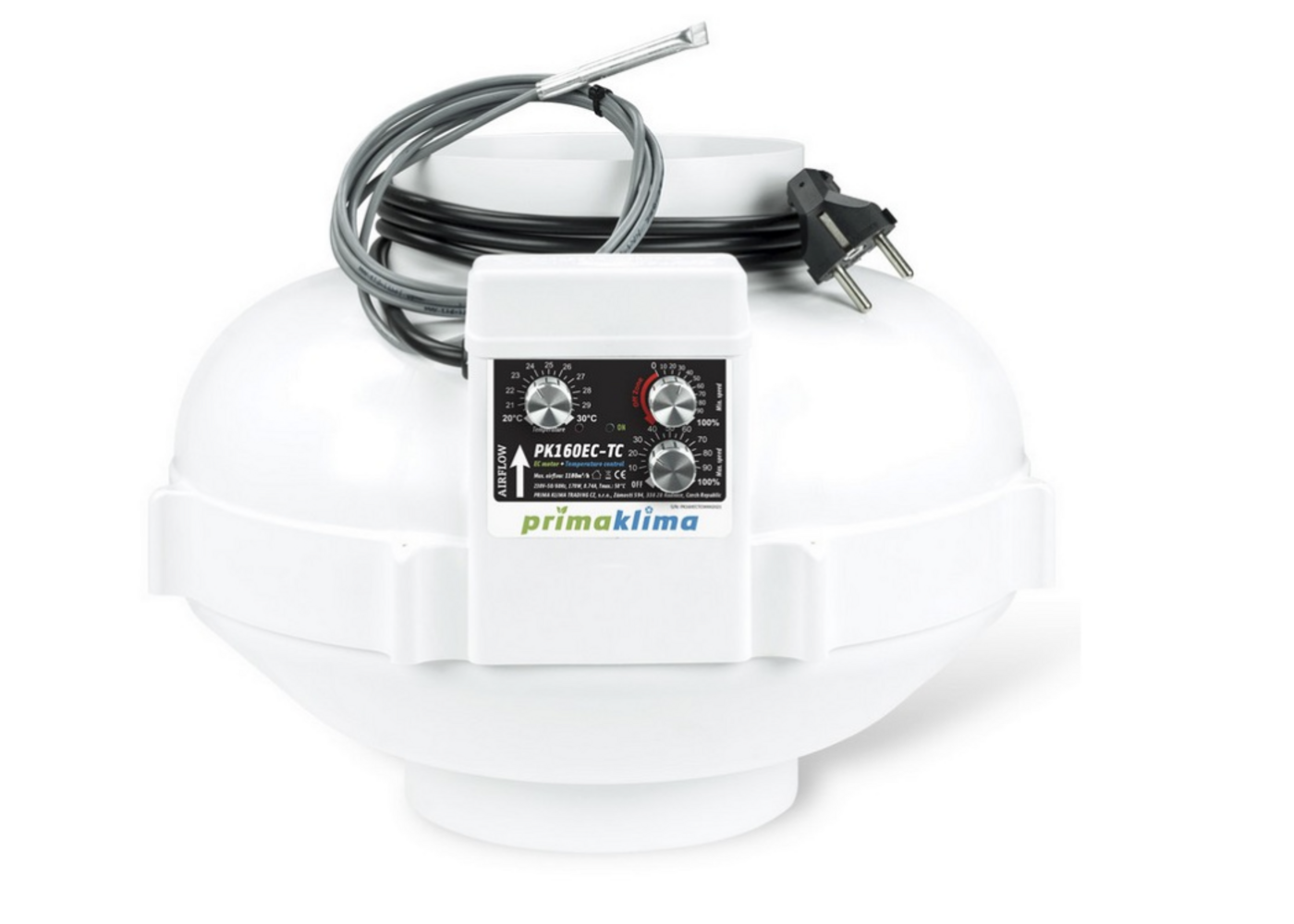 Prima Klima PRIMA KLIMA EC ROHRVENTILATOR PK160EC-TC