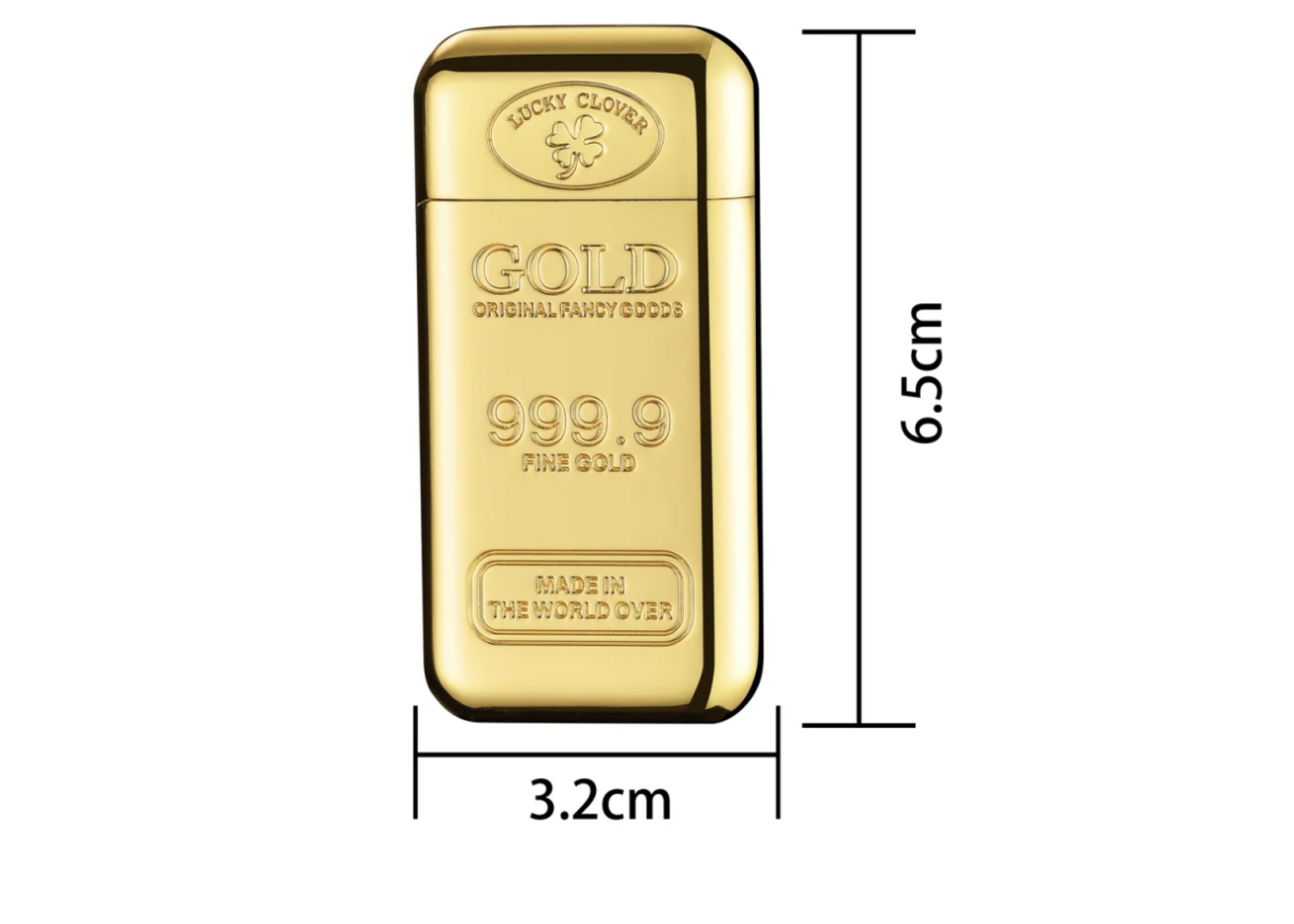 Feuerzeug Jetflame Goldbarren