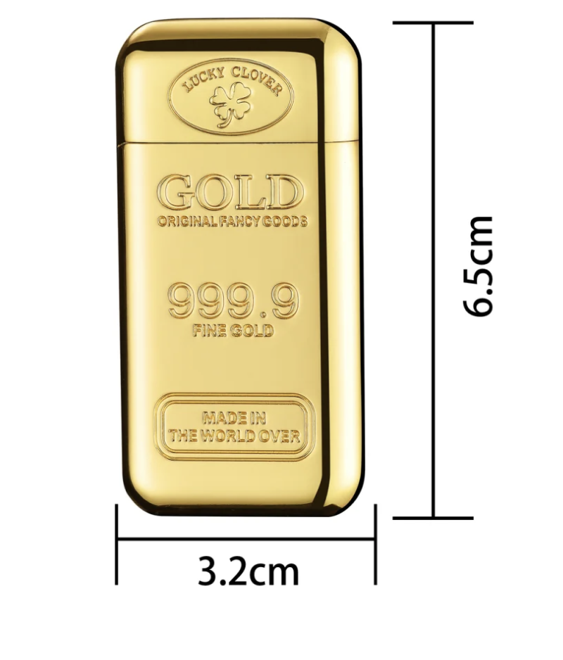 Feuerzeug Jetflame Goldbarren