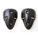 FULLSIX Carbon EXHAUST PROTECTOR - SILENCER PAIRMONSTER 696 / 796 / 1100 + John Keogh