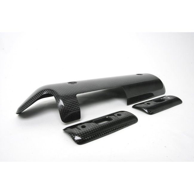 FULLSIX Carbon FullSix EXHAUST PROTECTOR AND COVER - SET MONSTER S2R / S4R (2005-2007)