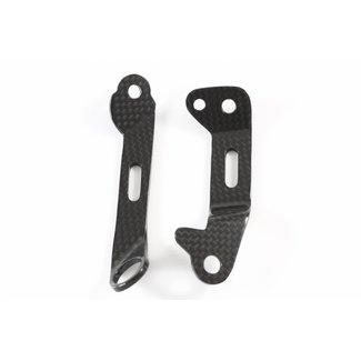 FULLSIX Carbon BRAKE and CLUTCH RESERVOIR MOUNTS - SET 1199 PANIGALE (2011 -2014)