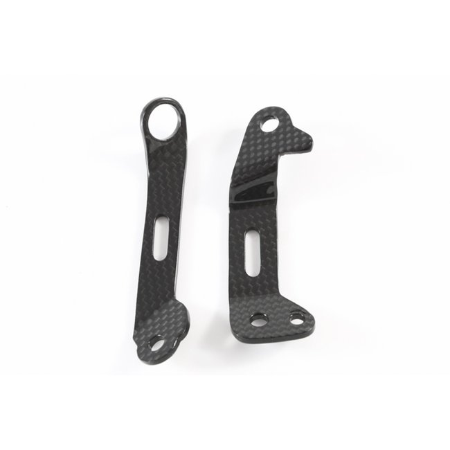 FULLSIX Carbon FullSix BRAKE and CLUTCH RESERVOIR MOUNTS - SET 1199 PANIGALE (2011 -2014)