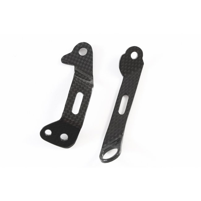 FULLSIX Carbon FullSix BRAKE and CLUTCH RESERVOIR MOUNTS - SET1199 PANIGALE (2011 -2014)
