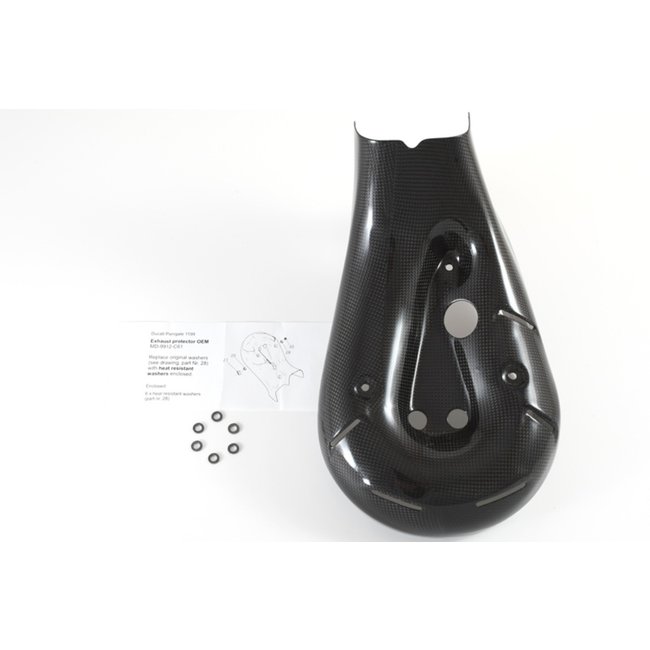FULLSIX Carbon FullSix EXHAUST PROTECTOR 1199 PANIGALE (2011 -2014)